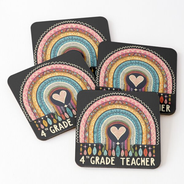 Item preview, Fourth Grade Teacher Boho Rainbow 4th Grade Teacher Gift for Teacher Womens  designed and sold by CrasyART.