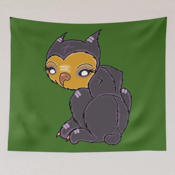 Item preview, the cutest little owlbear cub designed and sold by tentaclemade.