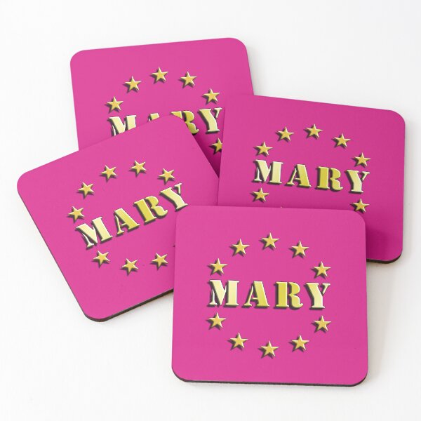 Item preview, mary with gold stars, I love my name! i love your name! designed and sold by rikyfreestyle.