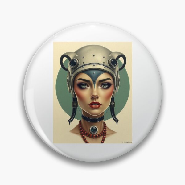 Item preview, Deco Beautiful Woman Portrait Alien Look designed and sold by JoyPhotoArt.