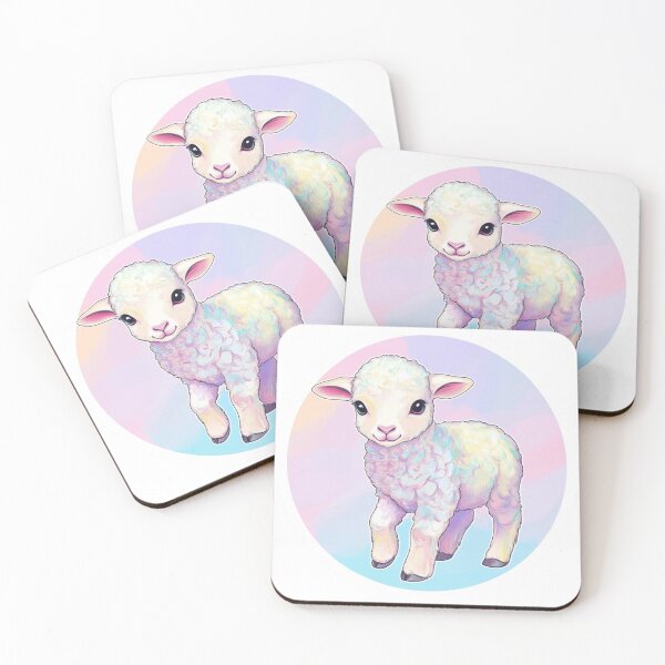 Item preview, Cute lamb // little lamb // flowers // majestic // lamb poster // baby lamb designed and sold by SMARTKIT  DESIGNAGENCY.