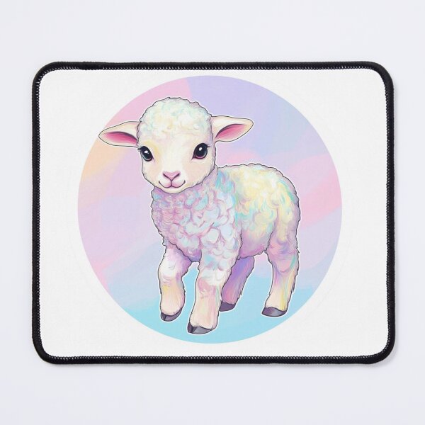 Item preview, Cute lamb // little lamb // flowers // majestic // lamb poster // baby lamb designed and sold by SMARTKIT DESIGNAGENCY.