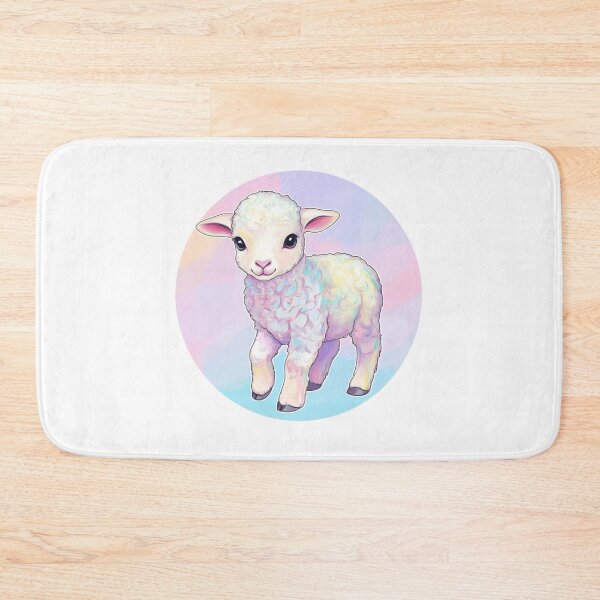 Item preview, Cute lamb // little lamb // flowers // majestic // lamb poster // baby lamb designed and sold by SMARTKIT  DESIGNAGENCY.