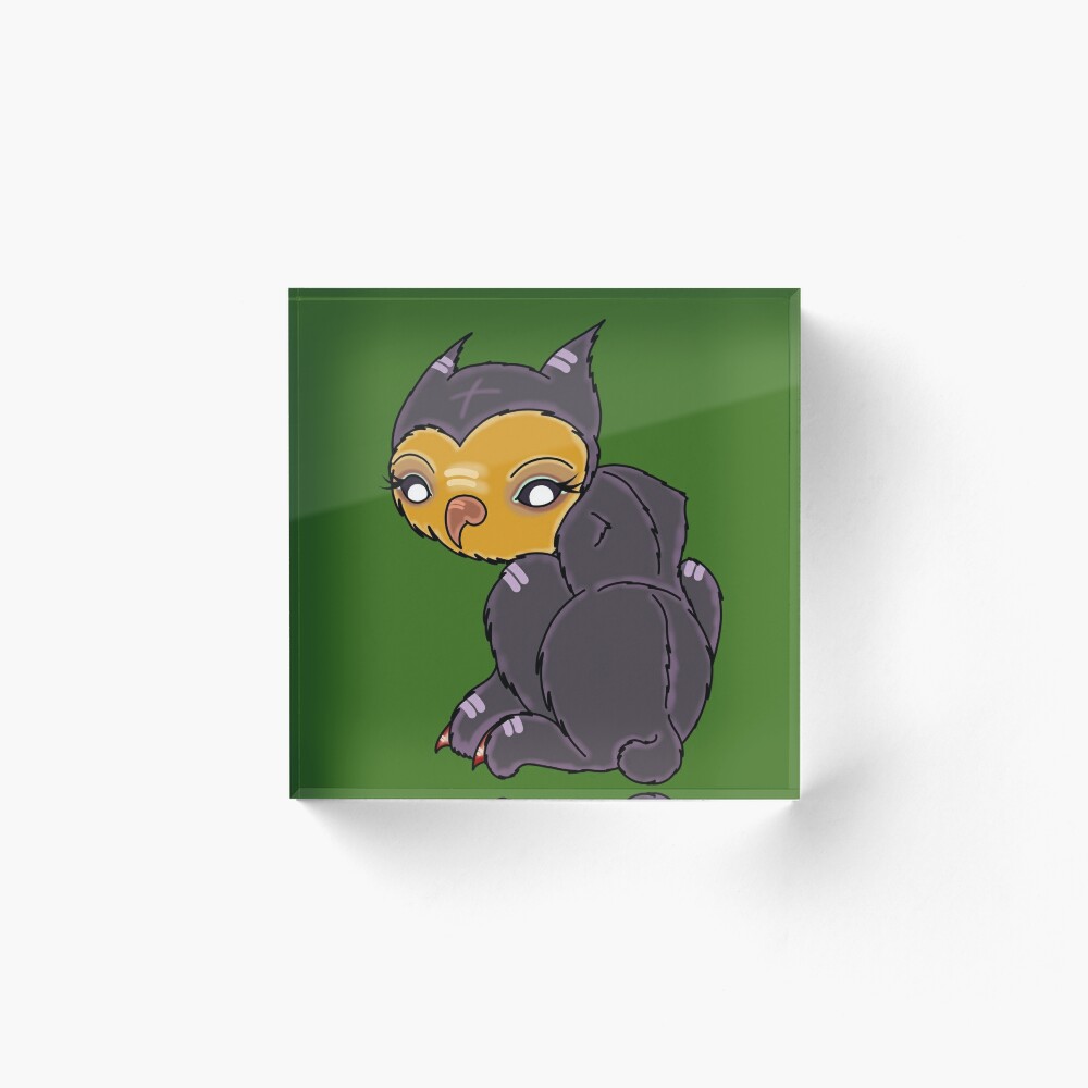 The Cutest Little Owlbear Cub Art Board Print By Tentaclemade Redbubble