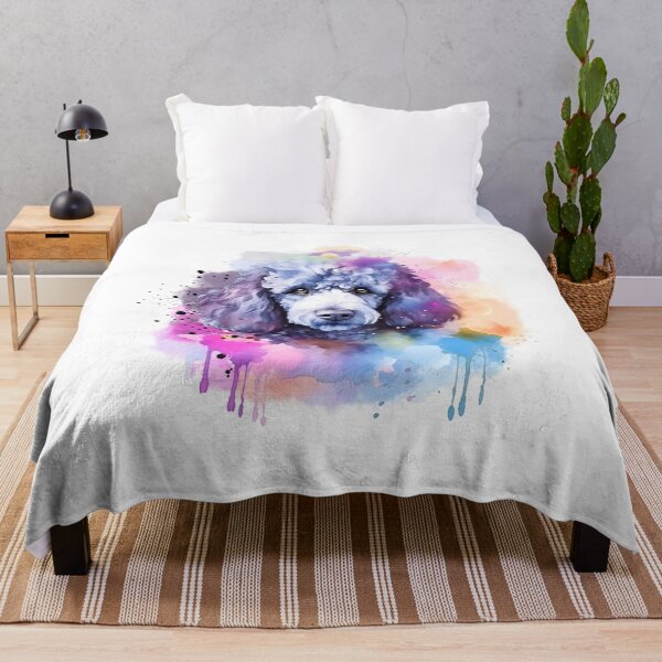 Artikelvorschau, Pudel | Farbenfrohes Aquarelldesign Nr. 2 entworfen und verkauft von MatsurexDesigns.