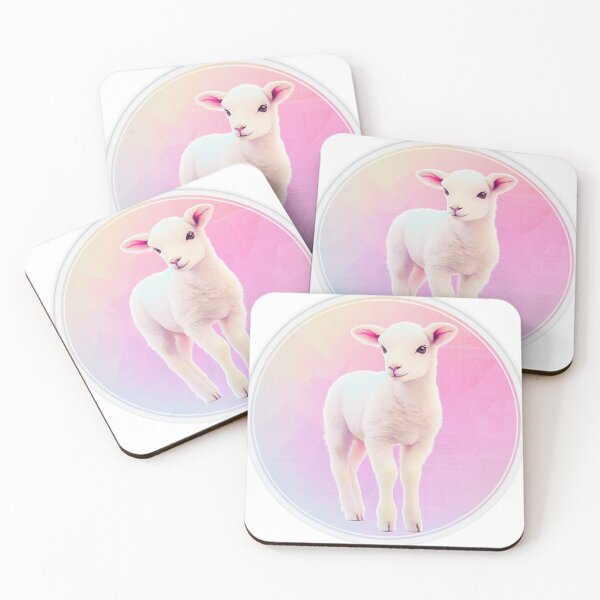 Item preview, Cute lamb // little lamb // flowers // majestic // lamb poster // baby lamb designed and sold by SMARTKIT  DESIGNAGENCY.