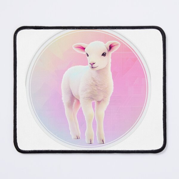 Item preview, Cute lamb // little lamb // flowers // majestic // lamb poster // baby lamb designed and sold by SMARTKIT DESIGNAGENCY.