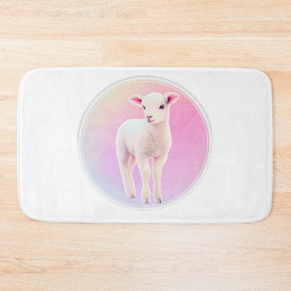 Item preview, Cute lamb // little lamb // flowers // majestic // lamb poster // baby lamb designed and sold by SMARTKIT  DESIGNAGENCY.
