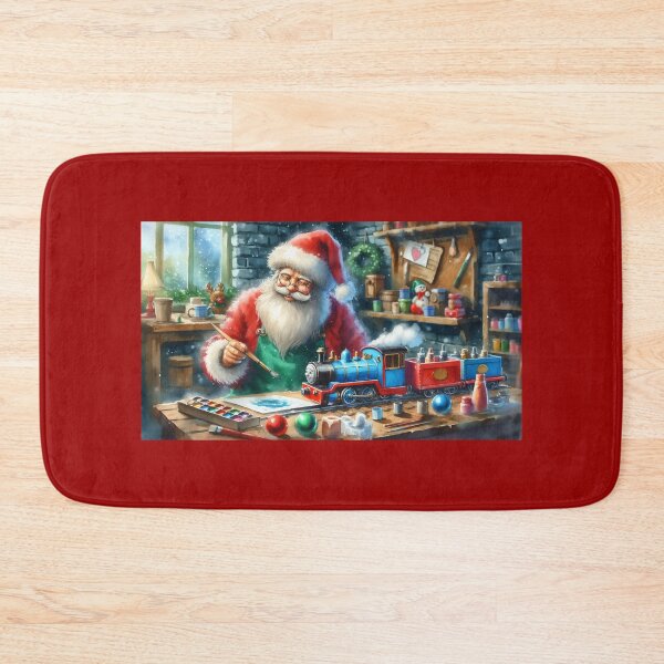 Item preview, Santa Painting Thomas the Train designed and sold by Halifaxartguy.