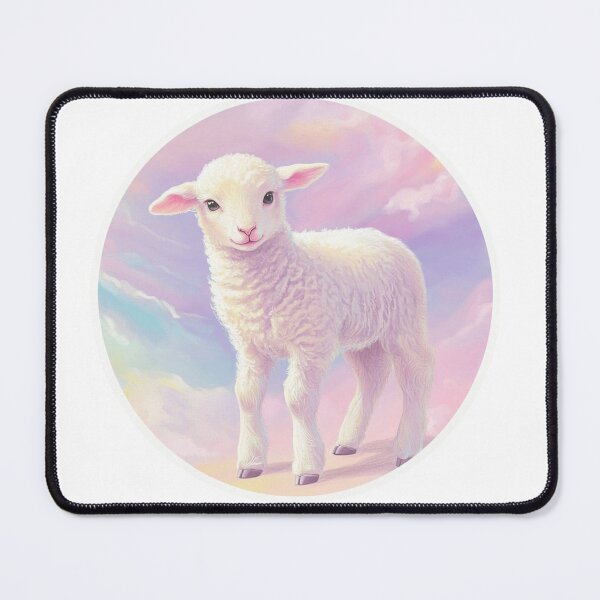 Item preview, Cute lamb // little lamb // flowers // majestic // lamb poster // baby lamb designed and sold by SMARTKIT  DESIGNAGENCY.