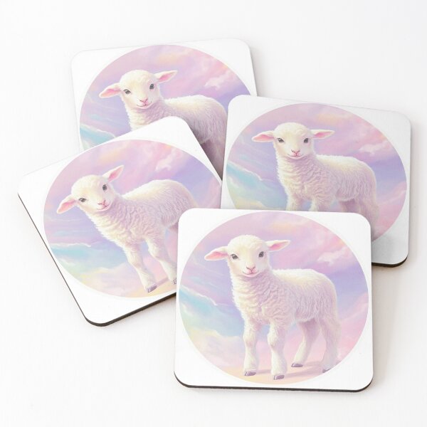 Item preview, Cute lamb // little lamb // flowers // majestic // lamb poster // baby lamb designed and sold by SMARTKIT  DESIGNAGENCY.