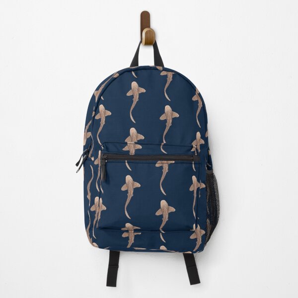Item preview, ZEBRA/LEOPARD SHARK -stegostoma fasciatum (navy) designed and sold by BEATRIZ ABAITUA.