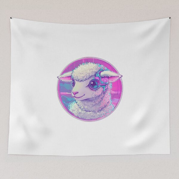 Item preview, Cute lamb // little lamb // flowers // majestic // lamb poster // baby lamb designed and sold by SMARTKIT  DESIGNAGENCY.