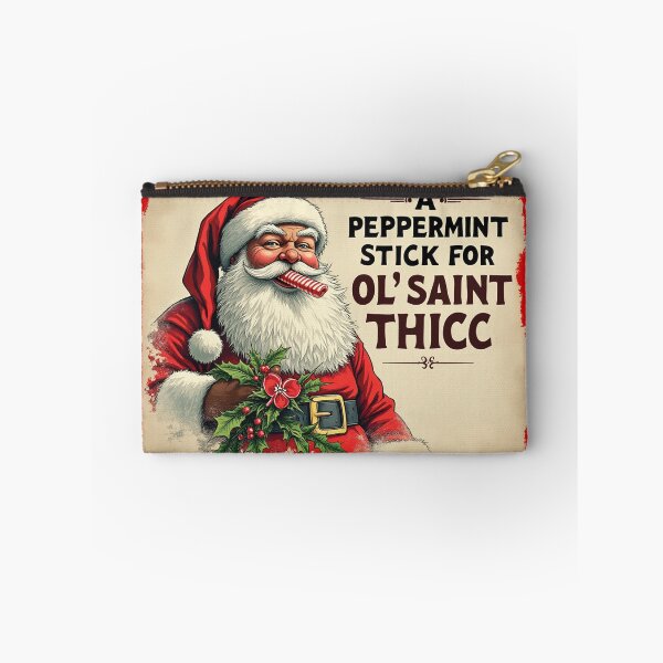 Item preview, "A Peppermint Stick for Ol' Saint Thicc" Funny Santa Christmas designed and sold by tronictees.