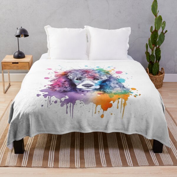 Item preview, Poodle | Colorful Watercolor Design #8 designed and sold by MatsurexDesigns.