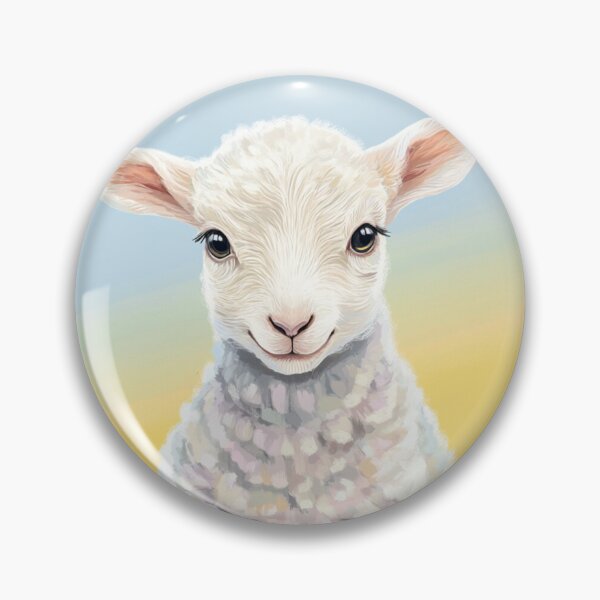 Item preview, Cute lamb // little lamb // flowers // majestic // lamb poster // baby lamb designed and sold by SMARTKIT  DESIGNAGENCY.