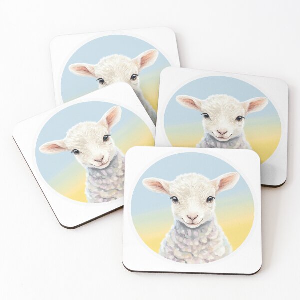 Item preview, Cute lamb // little lamb // flowers // majestic // lamb poster // baby lamb designed and sold by SMARTKIT  DESIGNAGENCY.