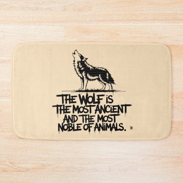 Item preview, Banksy Wolf - The wolf is the most ancient and the most noble of animals. designed and sold by 123ks.