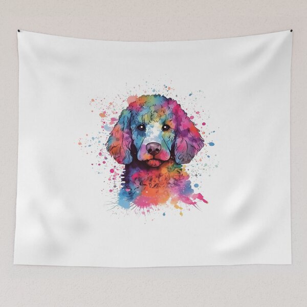 Item preview, Poodle | Colorful Watercolor Design #11 designed and sold by MatsurexDesigns.