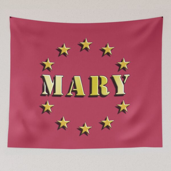 Item preview, mary with gold stars . I love my name! i love your name! designed and sold by rikyfreestyle.