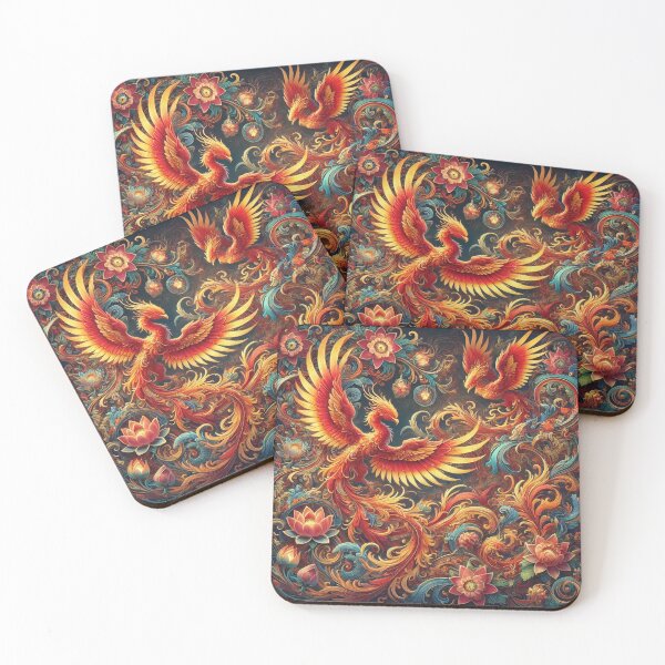 Item preview, Phoenixes in Bloom designed and sold by TeslaSt0re.