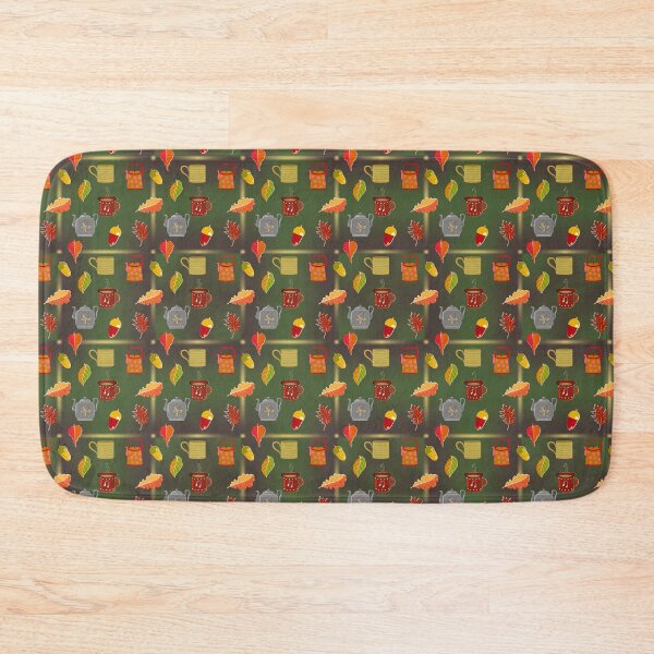 Item preview,  Cozy Autumn Beverages and Fall Foliage Pattern designed and sold by Ihor Ivanov.
