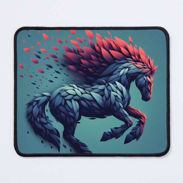 Item preview, Horse Made of Leaves, Ai Generated Art designed and sold by ACC .