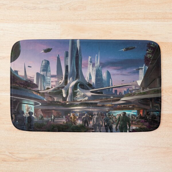Item preview, "Futuristic Metropolis at Dusk" designed and sold by Tekumart.