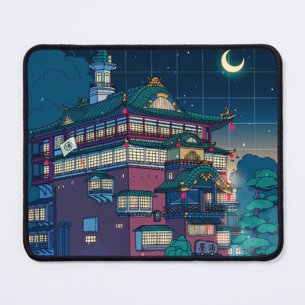 Item preview, Bath House Night Pop Art Style Pastel designed and sold by Hazel Clarkson.
