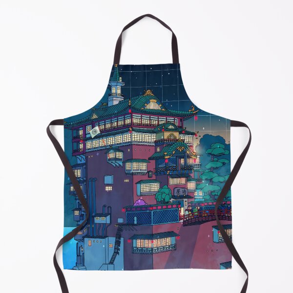 Item preview, Bath House Night Pop Art Style Pastel designed and sold by Hazel Clarkson.