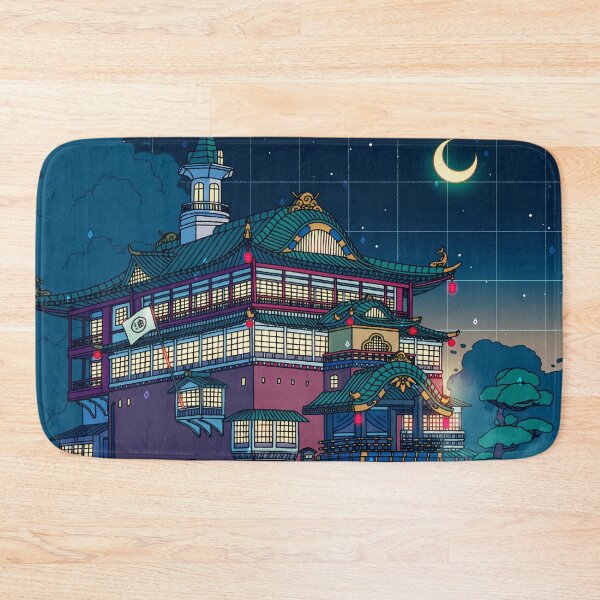 Item preview, Bath House Night Pop Art Style Pastel designed and sold by Hazel Clarkson.