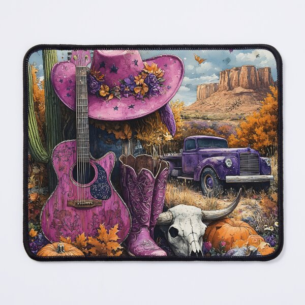 Item preview, Purple Fall themed country print designed and sold by dcrc.