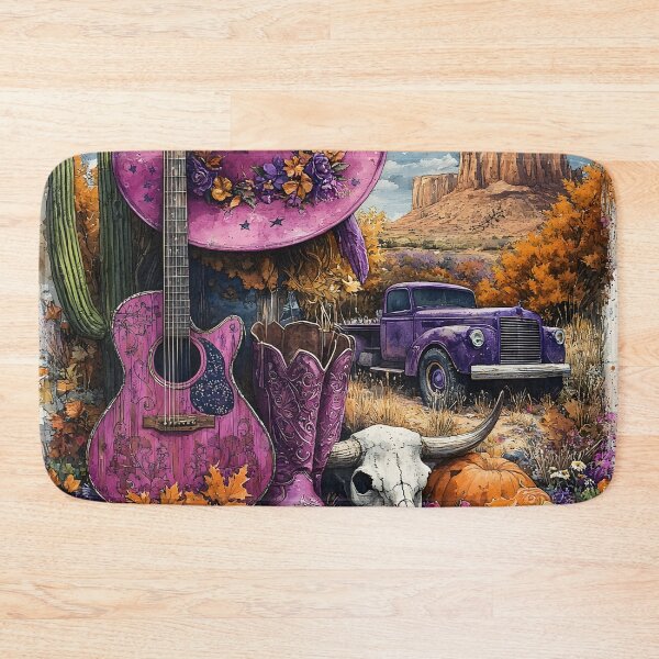 Item preview, Purple Fall themed country print designed and sold by dcrc.