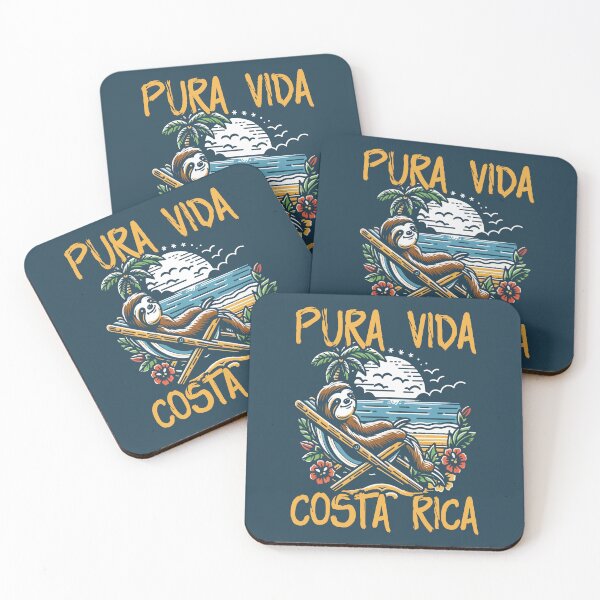 Item preview, Costa Rica Pura Vida Relajante estilo de vida de los perezosos en la playa designed and sold by Maljonic.