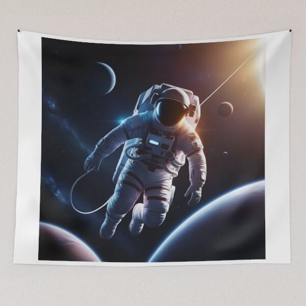 Item preview, Astronaut Explorer in Space Design designed and sold by merve02shop.