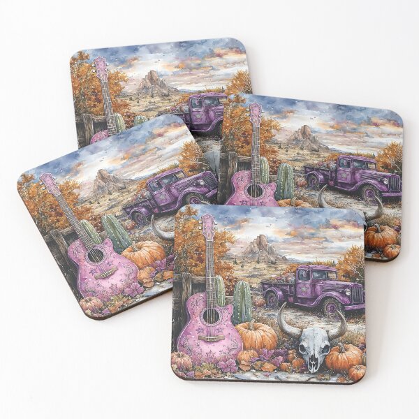 Item preview, purple fall themed country print designed and sold by dcrc.