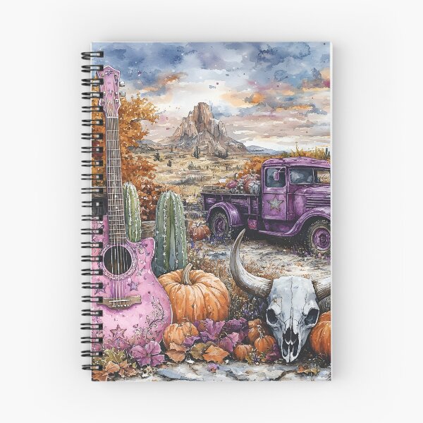 Item preview, purple fall themed country print designed and sold by dcrc.
