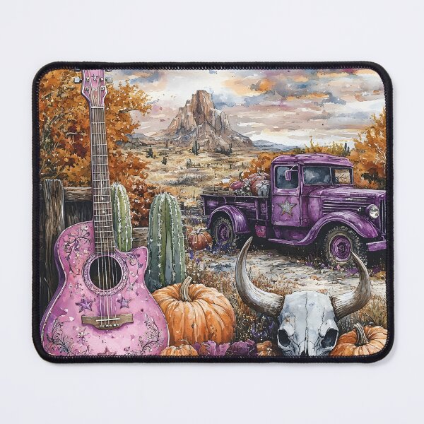 Item preview, purple fall themed country print designed and sold by dcrc.