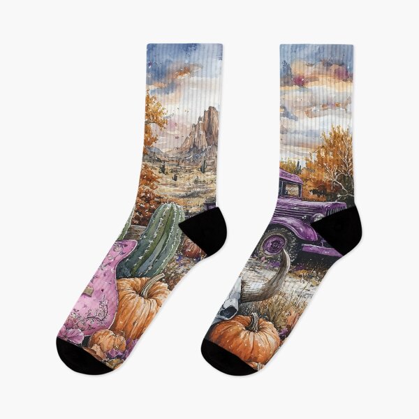 Item preview, purple fall themed country print designed and sold by dcrc.