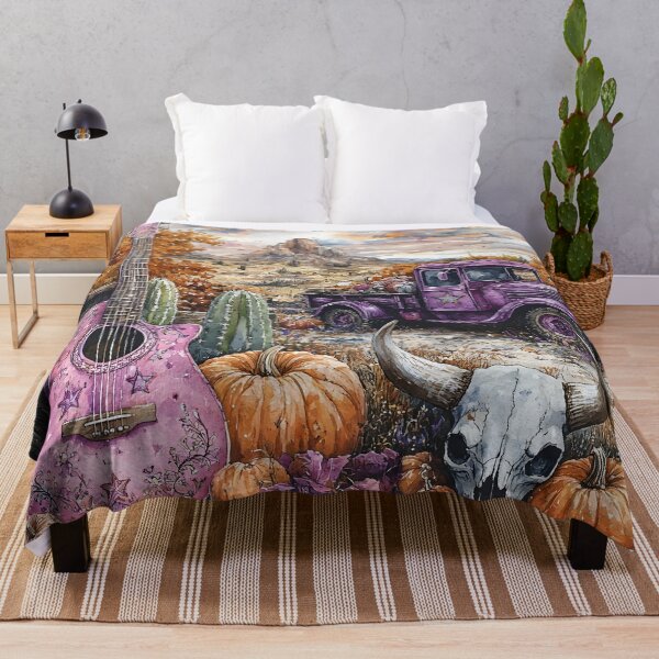 Item preview, purple fall themed country print designed and sold by dcrc.