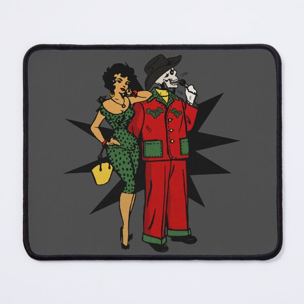 Item preview, Vintage Mexican Calavera Ladies Man Singer designed and sold by Kujo Dangerous Vintage.