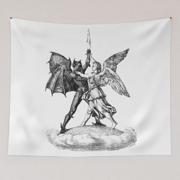 Item preview, Symbolism - Light and Shadows (angels and demons) designed and sold by PatronesKawai.
