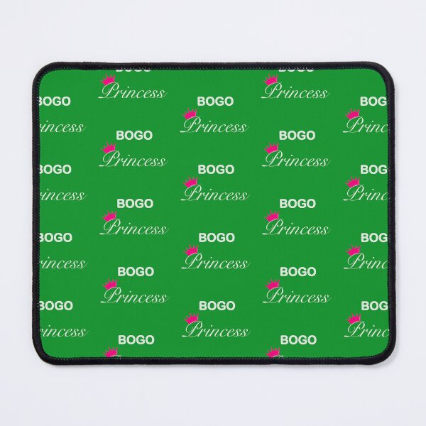 Item preview, BOGO Princess White text, Classic Green background designed and sold by OneCatShop.
