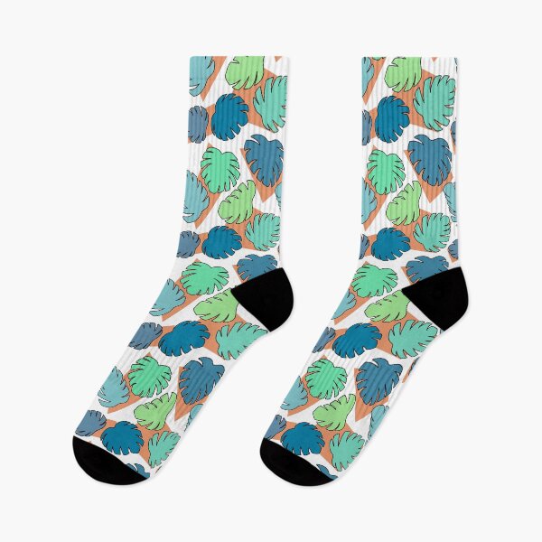 Item preview, Geometric Monstera Pattern designed and sold by kvictoria1.