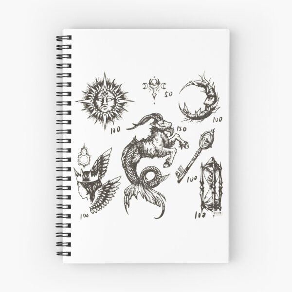 Item preview, Symbolism- The Moon, the Sun, the Fairy Queen, Time and Capricorn designed and sold by PatronesKawai.