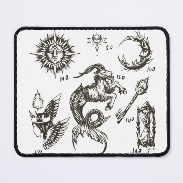 Item preview, Symbolism- The Moon, the Sun, the Fairy Queen, Time and Capricorn designed and sold by PatronesKawai.