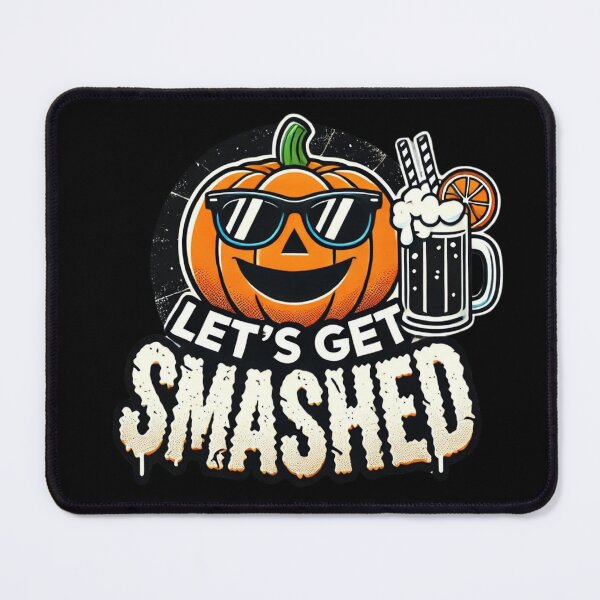 Item preview, Let’s Get Smashed Halloween Pumpkin Tee - Funny Party Shirt designed and sold by BlankCanvasHaHa.