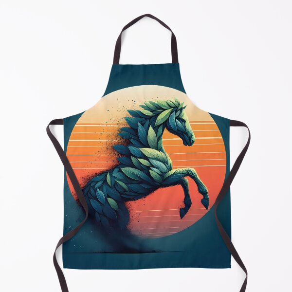 Item preview, Horse Made of Leaves, Ai Generated Art  designed and sold by ACC .