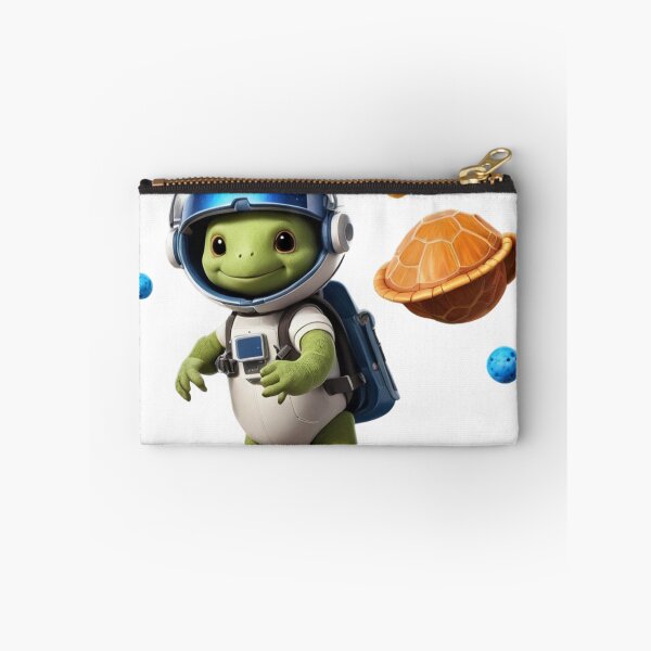 Item preview, Rocket Backpack Turtle: Cosmic Adventure Design with Floating Asteroids designed and sold by rajasekhark.