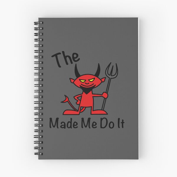 Item preview, Cartoon Devil - The Devil Made Me Do It designed and sold by IceBlueDesigns.